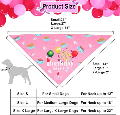 ADOGGYGO Dog Bandana Hat Set for Birthday Party Supply, Boy Girl Pet Birthday - Image 3