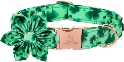 Lionheart Glory St. Patrick's Day Dog Collar, Dog Collar by LionheartGlory