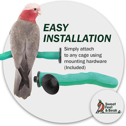 Sweet Feet & Beak Safety Pumice Bird Perch, X-Small 1/2" X 6" - Image 6