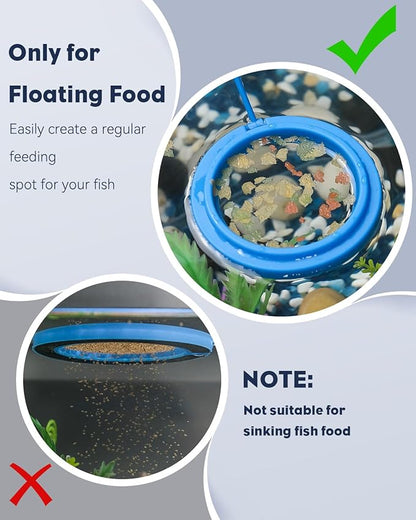 Pawfly Fish Feeding Ring for Fish Tank Aquarium Feeding Ring - Image 5