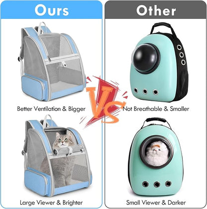 Cat Backpack Carrier, Large Pet Backpack - Image 4