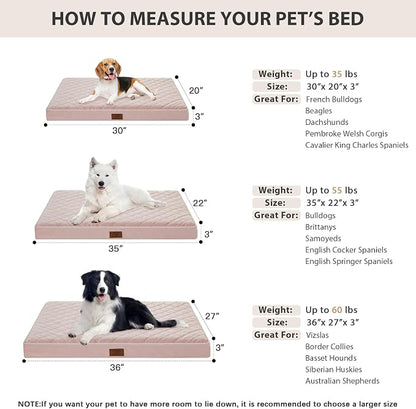 WNPETHOME Orthopedic Dog Bed Medium Size Dog, Waterproof Medium Dogs Bed - Image 5