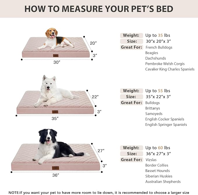 WNPETHOME Orthopedic XL Dog Beds Large Sized Dog, Waterproof Extra Large Dogs - Image 5