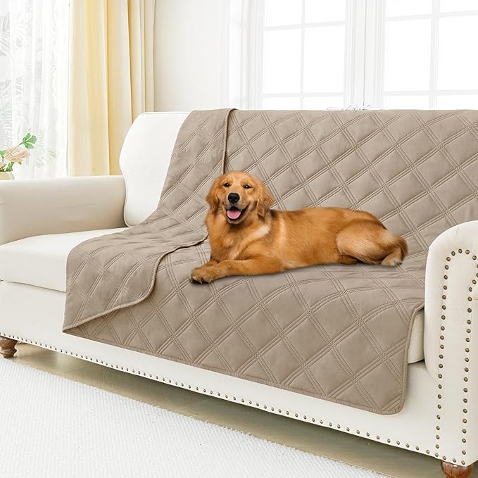 Smiry Waterproof Dog Bed Cover Blanket 68x82, Soft Reversible Pet Blanket by Smiry
