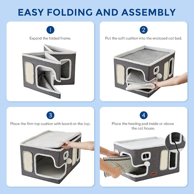 Heated Cat House for Indoor Cats - Image 7