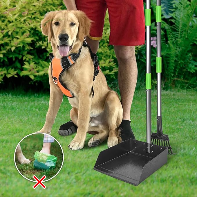 TOOGE Larger Pooper Scooper for Large Dogs, Dog Pooper Scooper for Large Medium - Image 6