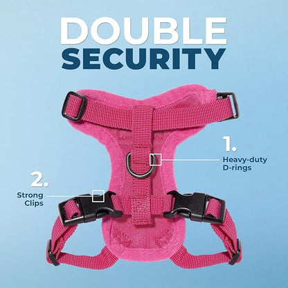 Voyager Escape-Proof Step-in Lock Cat Harness & 5ft Neoprene-Handle Leash Set - Image 2
