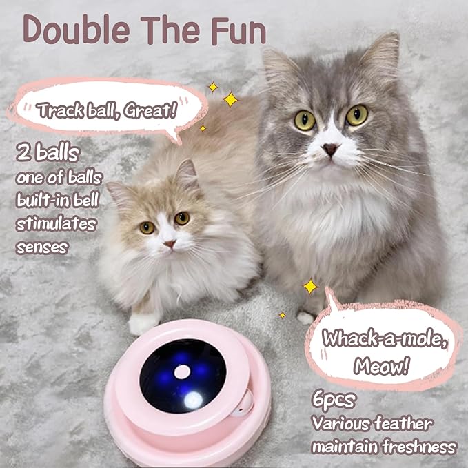ORSDA Cat Toys 2-in-1 Interactive Cat Toys - Image 2