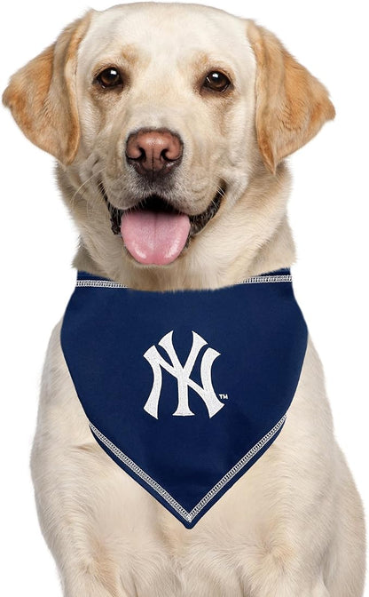 Pets First MLB New York Yankees TIE Bandana, Large/X-Large. Dog Bandana Scarf - Image 5
