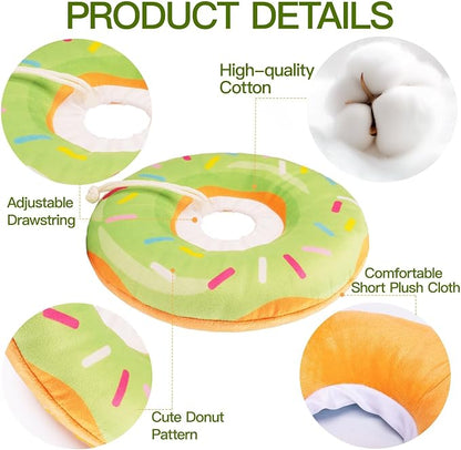 Cat Cone Collar Soft, Cute Cat Donut Collar After Surgery, Adjustable Kitten - Image 5