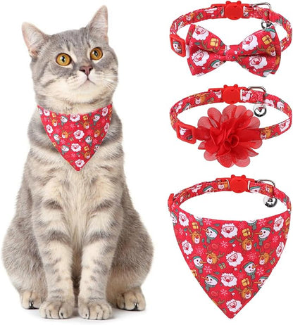 Breakaway Cat Collars with Bell & Cute Pendants by VKPETFR