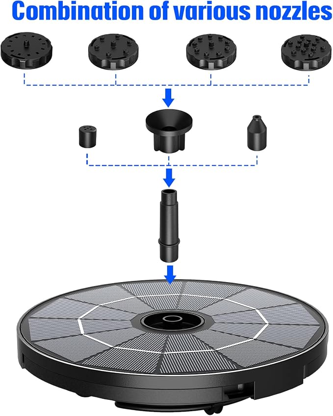 AISITIN DIY Solar Fountain Pump - Image 7