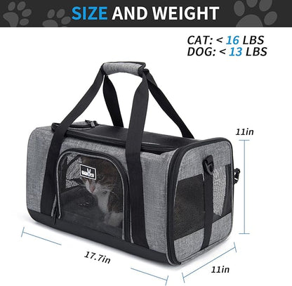 Pet Carrier for Small Cats Dogs, Dog Carrier Travel Bag - Image 2
