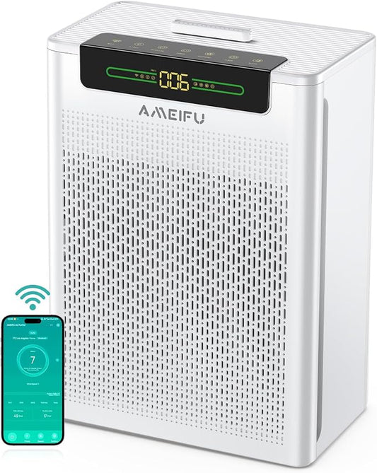 Air Purifiers for Home Large Room Up to 3000 ft², Pet Air Purifier by AMEIFU