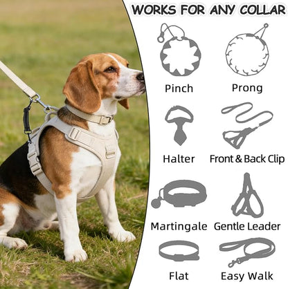 YUEPET Dog Safety Collar Clips 2 Pack Adjustable Prong Collar Backup Clips - Image 4