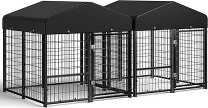 Sino Luban 2PCS Outdoor Dog Kennel Outside Run by SINOLUBAN