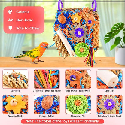 KATUMO Bird Toys, Cockatiel Foraging Shredder Toys - Image 3