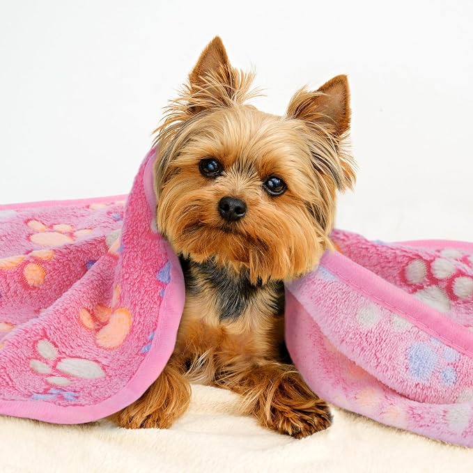 MCEAST 30 Pieces Fluffy Dog Cat Blanket - Image 7