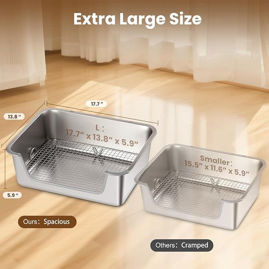 Rabbit Litter Box, Extra Large Bunny Litter Box - Image 2