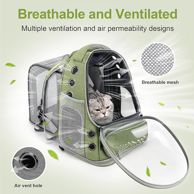 Expandable Cat Backpack, Cat Bubble Backpack Carrier - Image 2