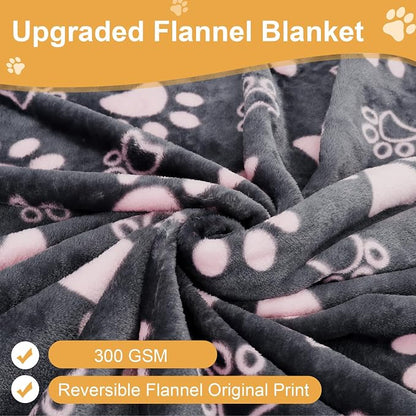 Dog Blankets for Large Dogs, Washable Pet Blanket, Soft Crate Bed - Image 5