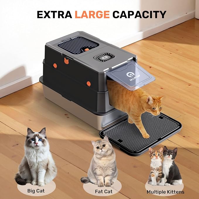 Stainless Steel Litter Box - Image 6