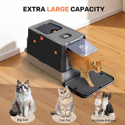 Stainless Steel Litter Box - Image 6