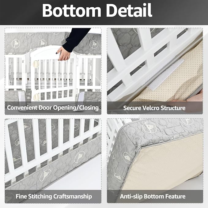PJYuCien Dog Playpen Bottom Pad and Cover Fits - Image 4