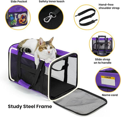 Cat Carrier Bag, Soft-Sided Pet Carriers - Image 5
