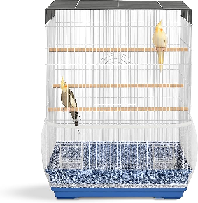 Universal Bird Cage Seed Catcher Universal Mesh Skirt Cover Stretchy Small by TweetinginStyle