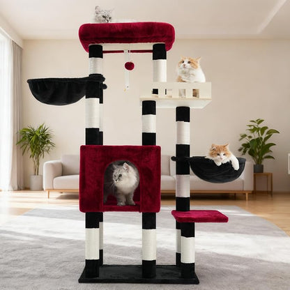 Cat Tree for Indoor Cats Large Adult, Heavy Duty Cat Tree for Large Cats 20 lbs+ - Image 8