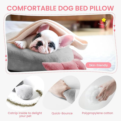 Dog Pillow - Soft Neck Pillows for Dogs, Washable Dog Calming Pillow for Better - Image 8