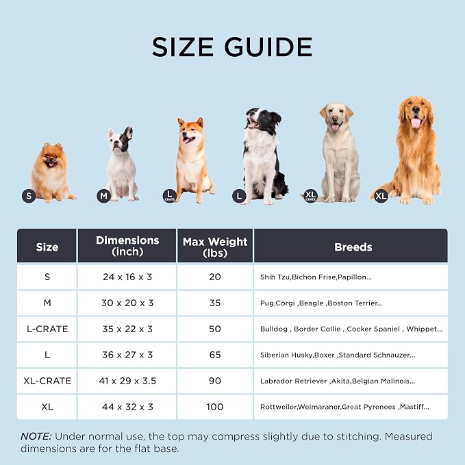 Bedsure Cooling Dog Bed for Medium Dogs - Image 7