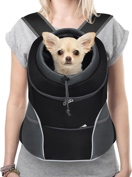 YUDODO Dog Front Carrier Backpack, Adjustable Breathable Pet Carrier by YUDODO