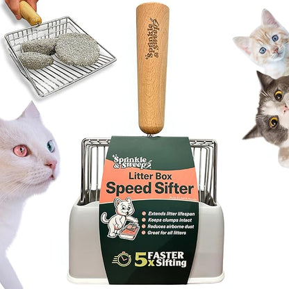 Sprinkle & Sweep Metal Cat Litter Scoop by SprinkleSweep