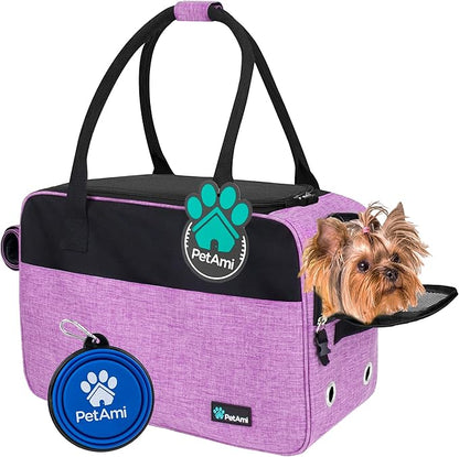 PetAmi Dog Purse Carrier for Small Dogs, Airline Approved Soft Sided Pet Carrier by PetAmi