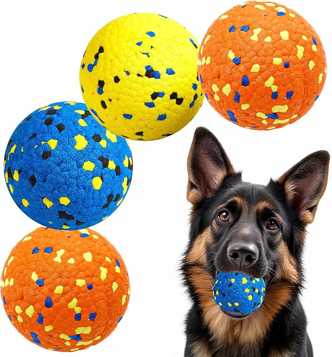 Dog Balls, Indestructible Tennis Balls by KittyandDogFunwithKimee