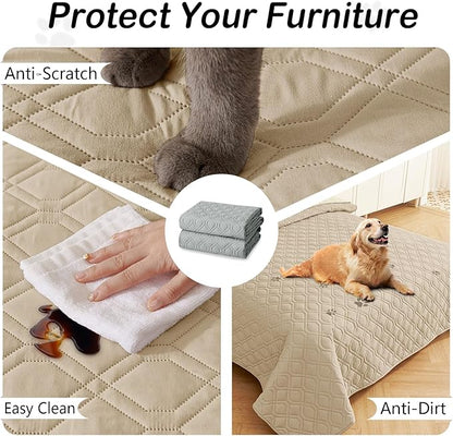 hyha Waterproof Dog Bed Blanket, Soft Pet Blankets, Waterproof Couch Cover - Image 4