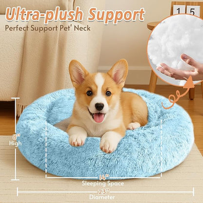 JOLLYVOGUE Calming Dog Bed for Small Dogs - Image 5