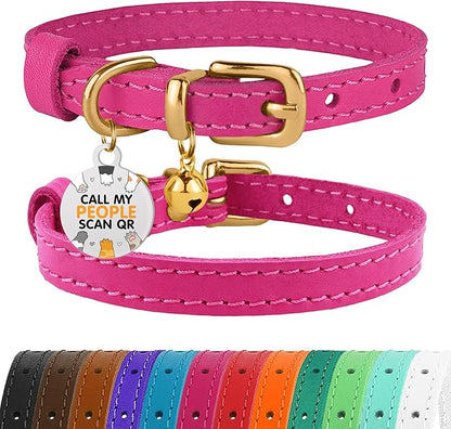BRONZEDOG Leather Cat Collar by BRONZEDOG