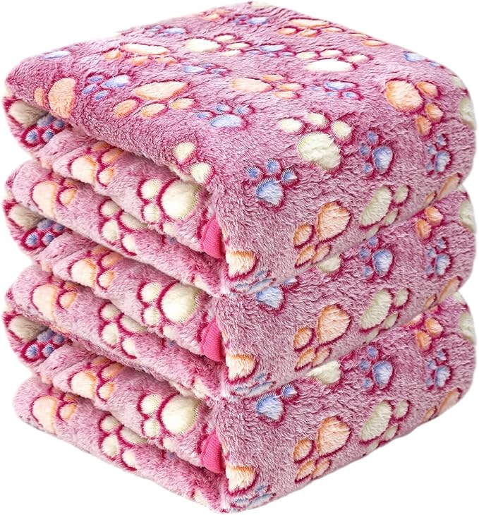 Dog Blankets for Large Dogs, Soft Fluffy Flannel Pet Blanket Mat Cover for Bed by NXDZI