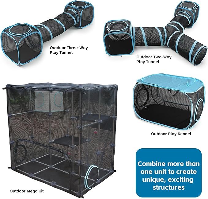 INTURN Catio Outdoor Cat Enclosure, Mega Kit - Image 4