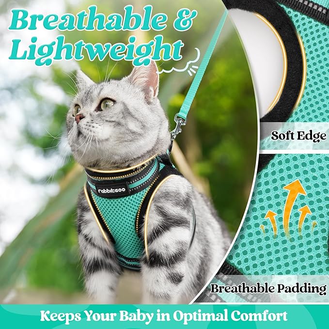 rabbitgoo Cat Harness and Leash Set - Image 4
