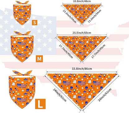 30 Pack 4th of July Dog Bandanas Bulk - Image 2