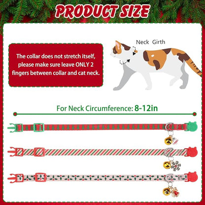 Christmas Breakaway Cat Collars - Image 2