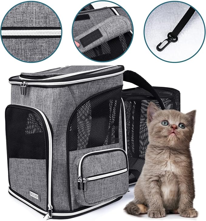 BAGLHER Expandable Pet Carrier Backpack，Pet Backpack - Image 4