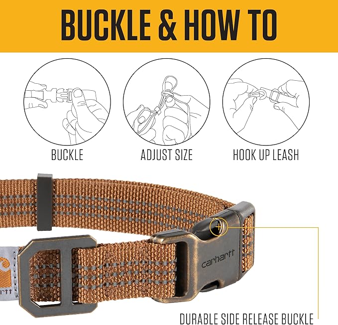 Carhartt Fully Adjustable Nylon Webbing Collars - Image 3