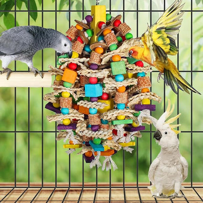 Medium Large Parrot Toys 20in Chewable Bird Toy - Image 5