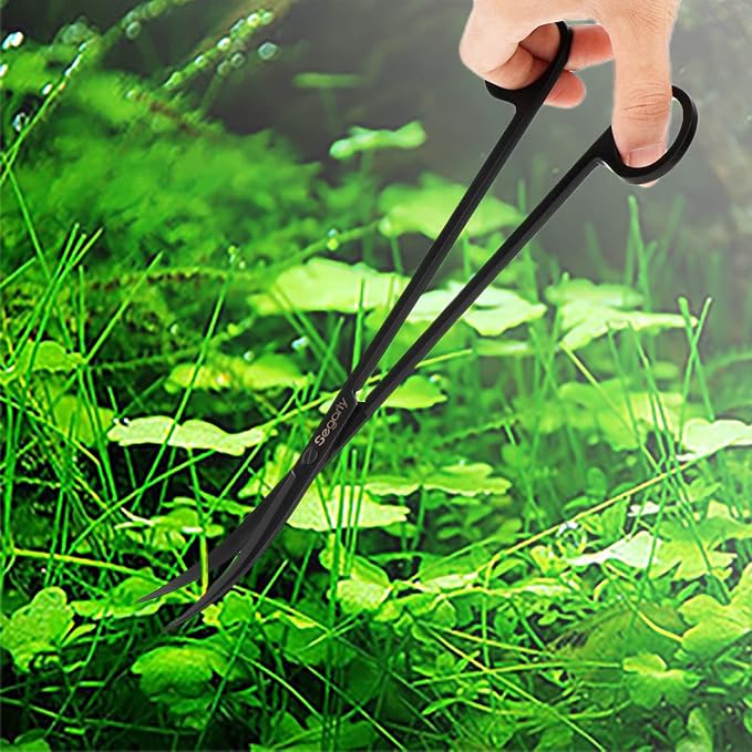 Segarty Aquarium Tools, 6 in 1 Stainless Steel Aquatic Plant Tweezers Scissor - Image 7