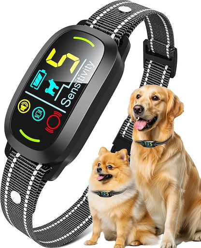 Smart AI Bark Collar for Large Medium Small Dogs, Anti Barking Device by Unknown